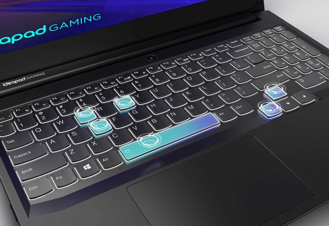 Laptop LENOVO IdeaPad Gaming 3 - Gamingowa klawiatura
