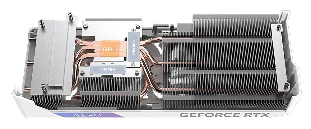 Karta graficzna GIGABYTE GeForce RTX 4060 Ti Aero OC 16GB DLSS 3 - Komora parowa