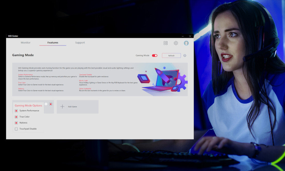 Karta graficzna MSI GeForce RTX 4060 Ti Gaming X Slim 16GB DLSS 3 aplikacja monitorowanie zarządzanie