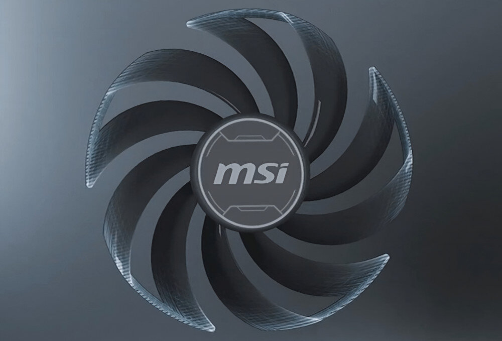 Karta graficzna MSI GeForce RTX 4060 Ti Ventus 3X OC 16GB DLSS 3 chłodzenie wentylator temperatura