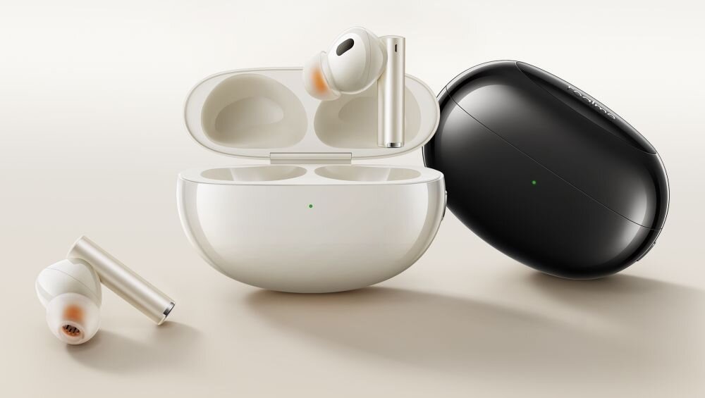 Słuchawki dokanałowe REALME Buds Air 5 Pro  dźwięk moc łączność szumy redukcja szumów hałas głośność zakres częstotliwość waga zasilanie ładowanie złącze port wtyczka działanie etui smartfon sterowanie wygoda muzyka