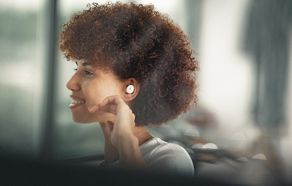 Słuchawki dokanałowe EDIFIER TWS1 PRO 2   dźwięk moc łączność szumy redukcja szumów hałas głośność zakres częstotliwość waga zasilanie ładowanie złącze port wtyczka działanie etui smartfon sterowanie wygoda muzyka