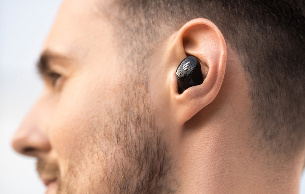 Słuchawki dokanałowe EDIFIER TWS1 PRO 2   dźwięk moc łączność szumy redukcja szumów hałas głośność zakres częstotliwość waga zasilanie ładowanie złącze port wtyczka działanie etui smartfon sterowanie wygoda muzyka