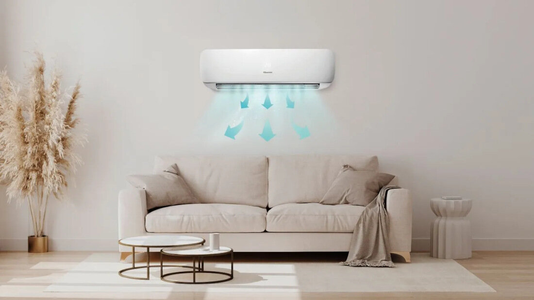 Klimatyzator Split HISENSE DJ50XA0EG DJ50XA0EW tryb turbo chlodzenie ogrzewanie