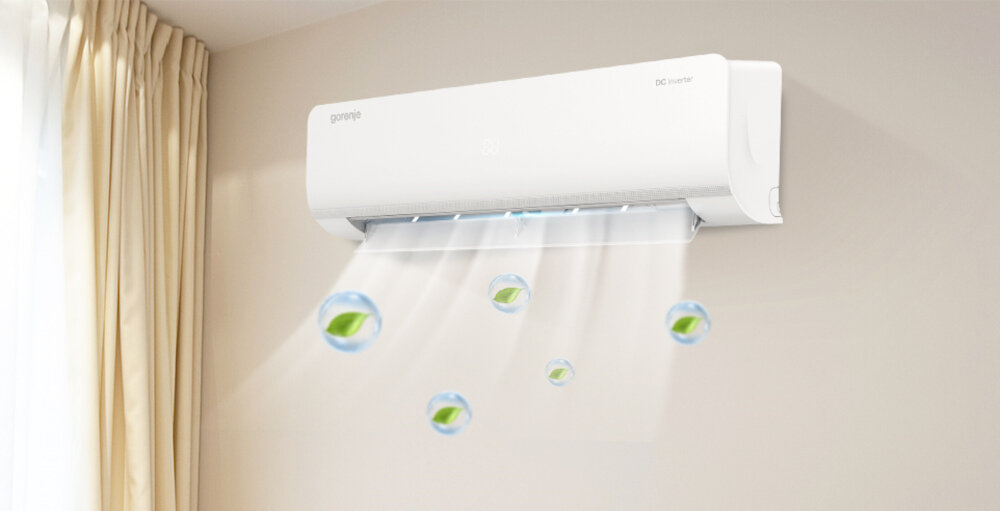 Klimatyzator Split GORENJE REA35IN KC REA35OUT KC Zaawansowany system filtracji filtr z wrglem aktywnym
