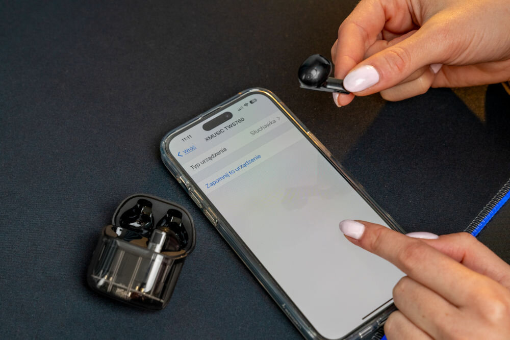 Słuchawki douszne XMUSIC TWS760 bluetooth 5.3 zasieg