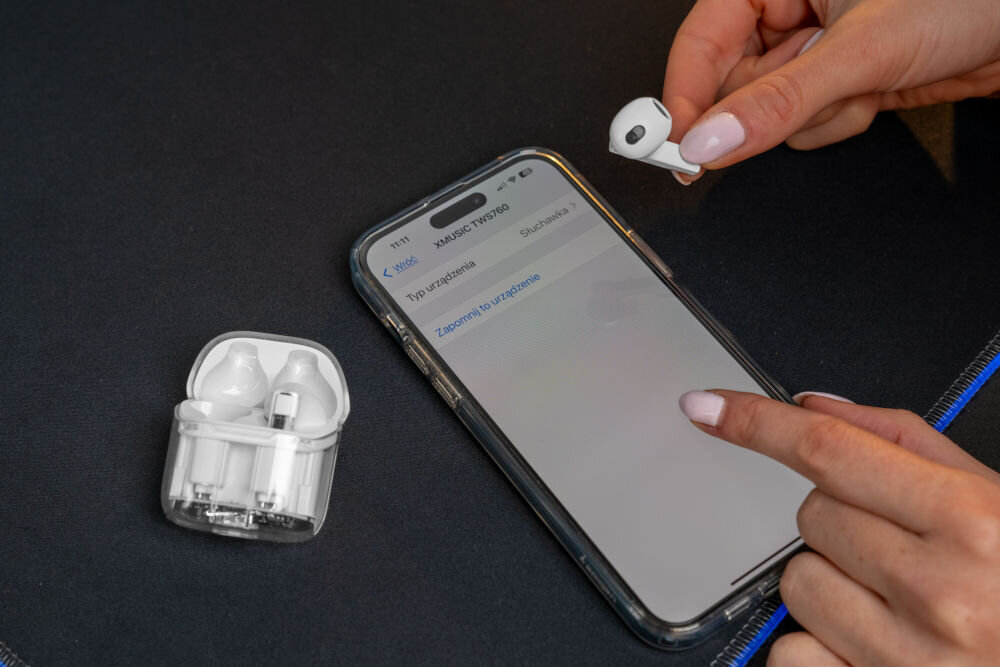 Słuchawki douszne XMUSIC TWS760 bluetooth 5.3 zasieg