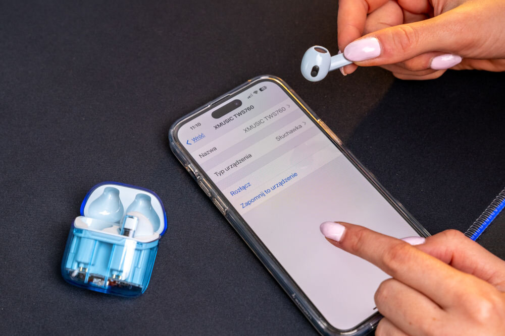 Słuchawki douszne XMUSIC TWS760 bluetooth 5.3 zasieg