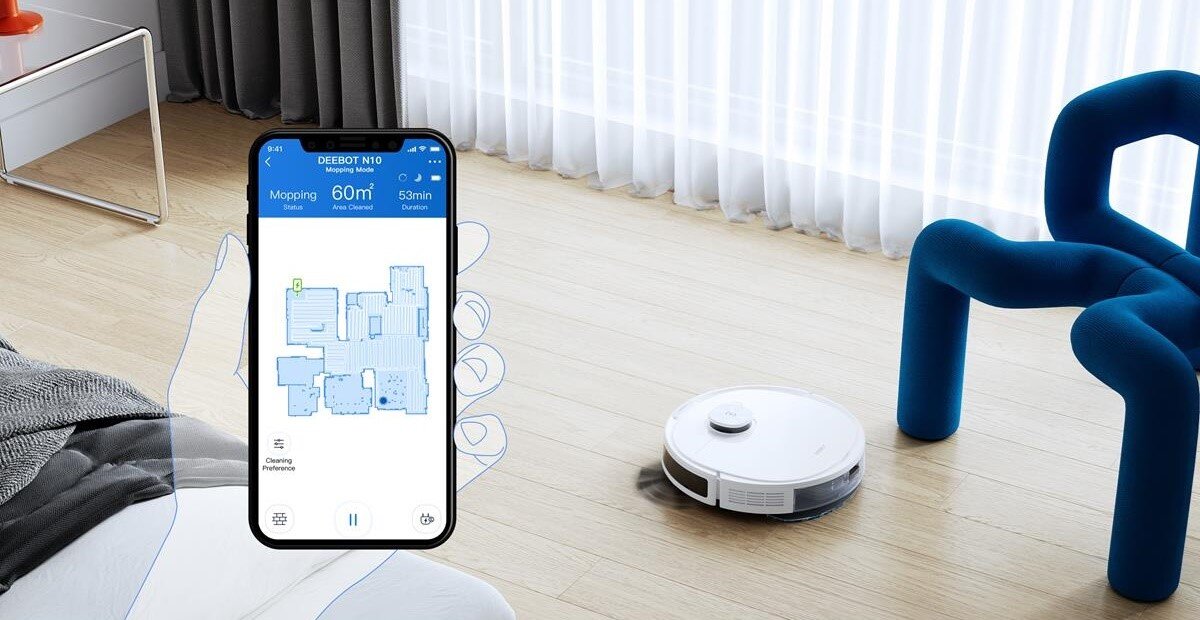 zdjęcie odkurzacza deebot n10