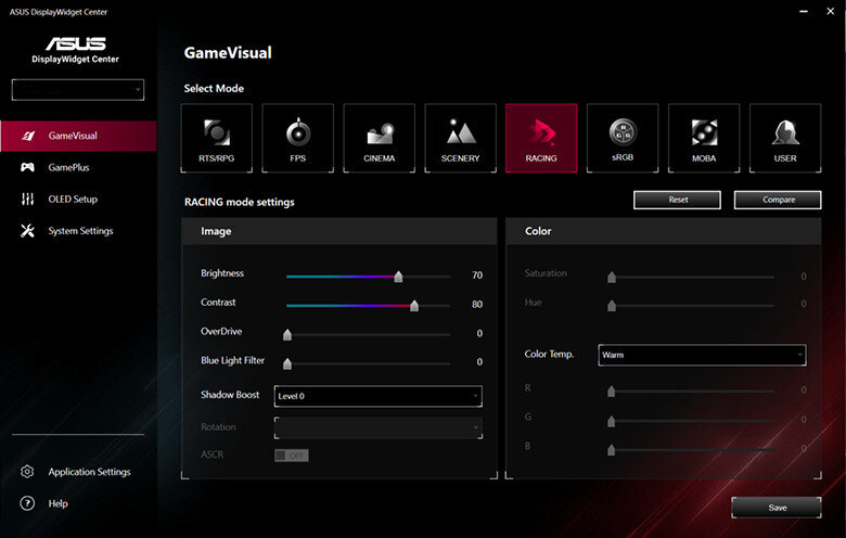 Monitor ASUS ROG Swift PG38UQ - DisplayWidget