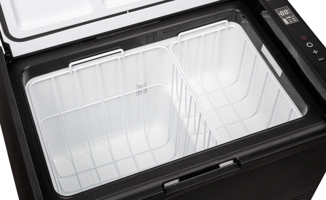 Lodówka YOLCO GX37 Wewnętrzne kosze organizacja ergonomiczne uchwyty