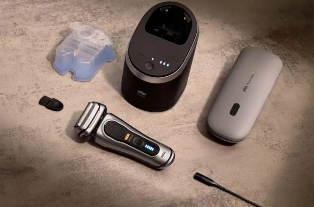 Golarka BRAUN Seria 9 Pro+ 9525S Stacja czyszcząca SmartCare Center 6 w 1 pielęgnacja wygoda komfort