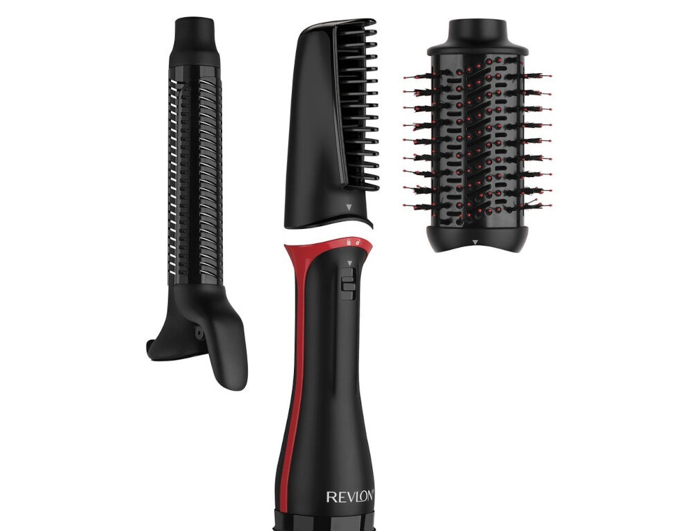 Suszarko-lokówka REVLON RVRDR5333 3w1 Koncentrator przygotowawczy Szczotka owalna Lokówka z wentylacją 360° akcesoria końcówki