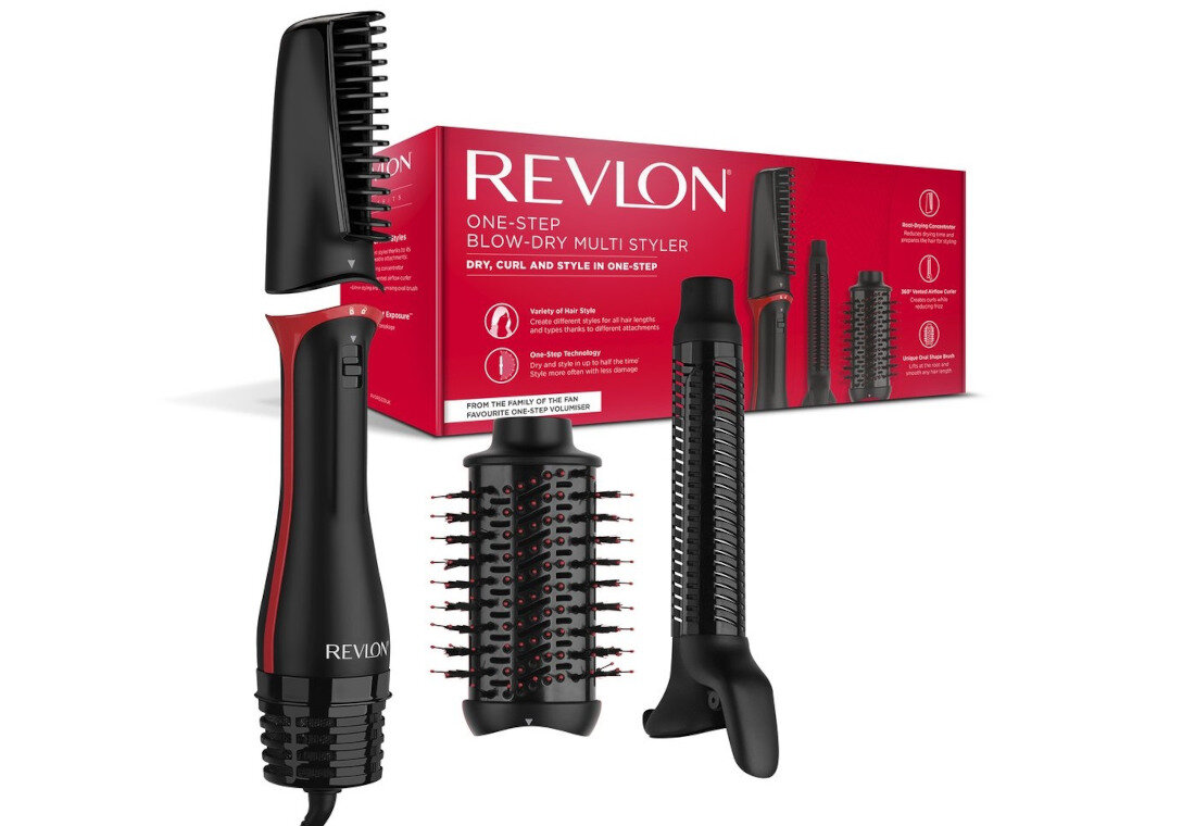 Suszarko-lokówka REVLON RVRDR5333 3w1 zestaw akcesoria komplet wyposażenie