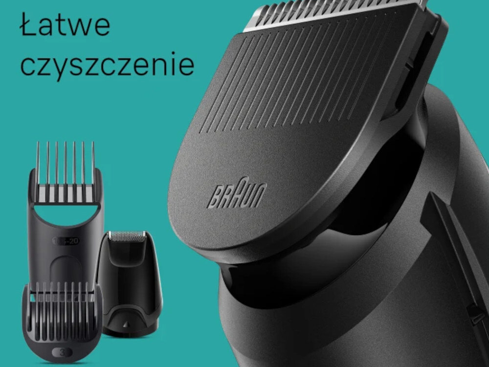 Trymer BRAUN MGK3420 latwe czyszczenie wygoda uzytkowanie
