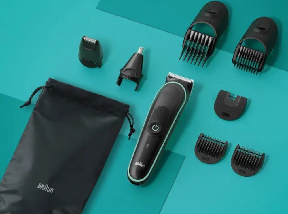 Trymer BRAUN Multigroom MGK3441 8 w 1 zestaw akcesoria komplet wyposazenie