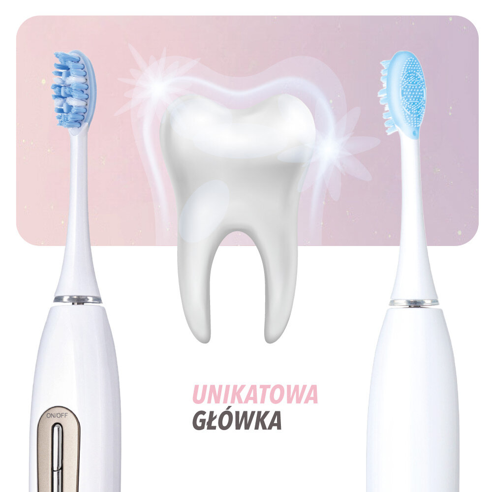 Szczoteczka soniczna VITAMMY Platinum TB9051 zdrowie dziasla regularnosc