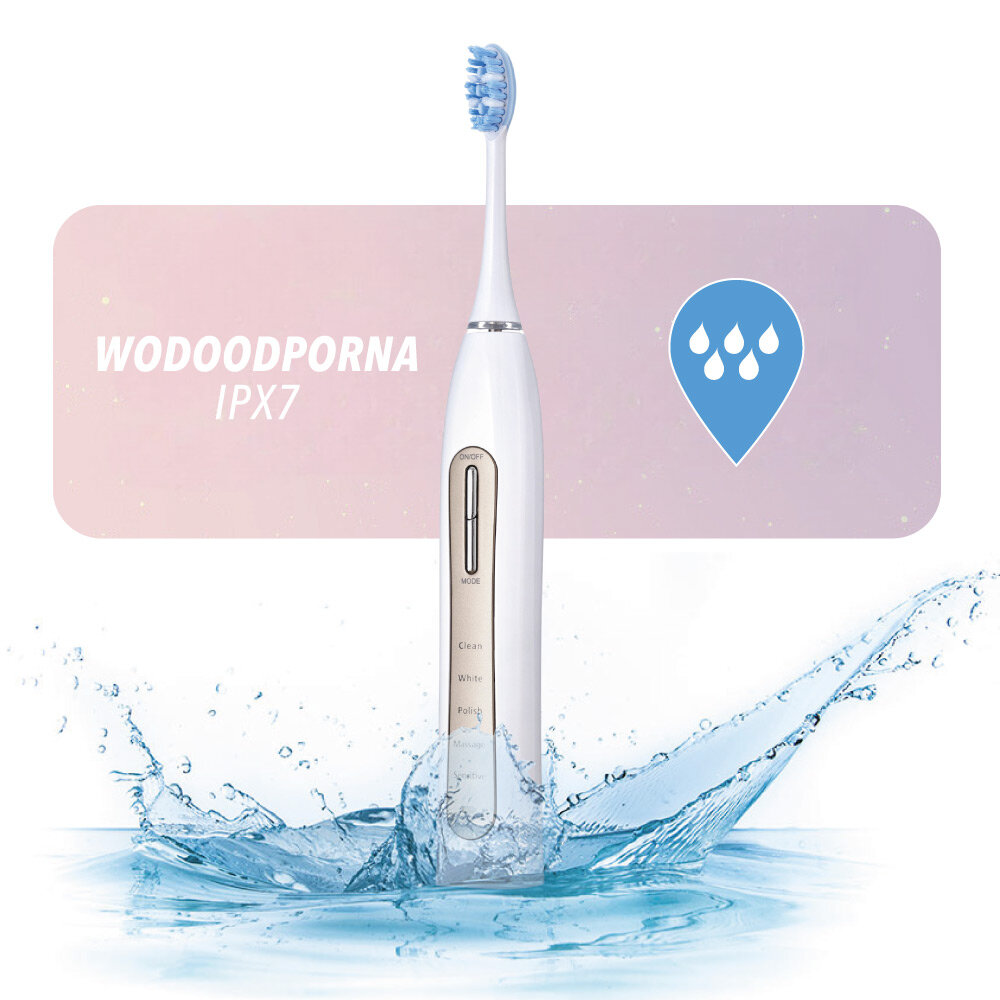 Szczoteczka soniczna VITAMMY Platinum TB9051 ladowanie odpornosc