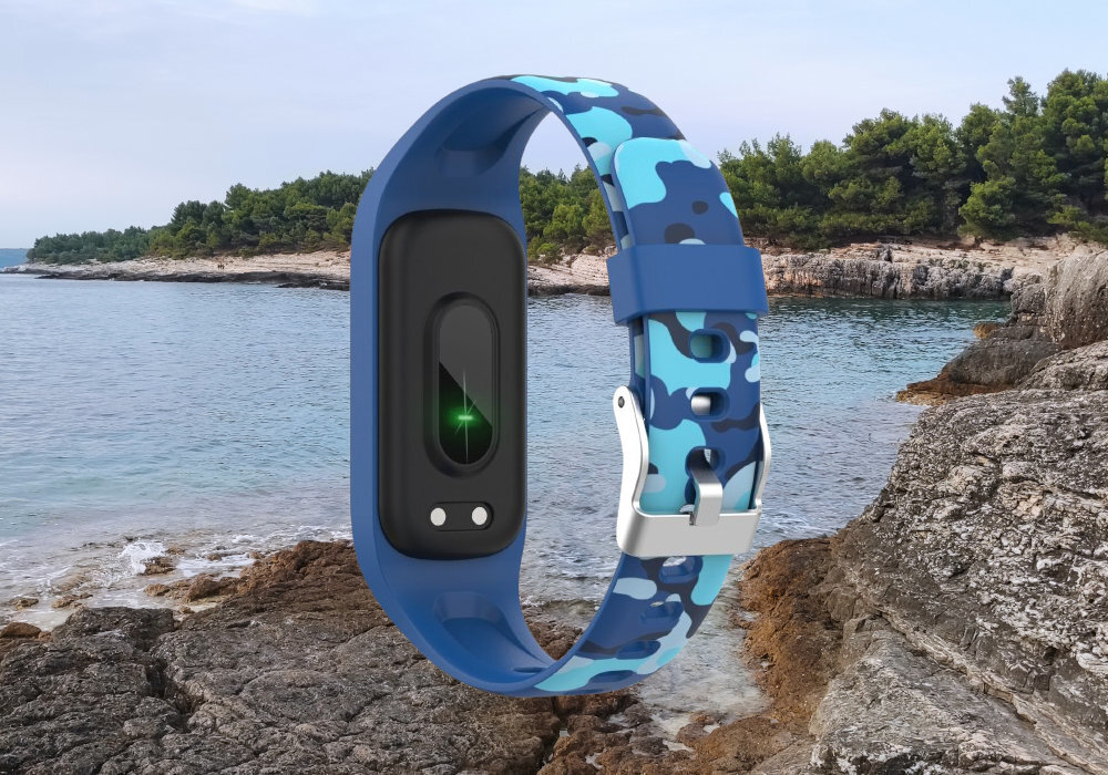 Smartband DENVER BFK-312BU wytrzymałość styl elegancja przydatność samopoczucie wyposażenie