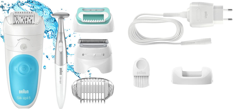 Depilator BRAUN Silk-epil 5 SensoSmart 5-810 zestaw akcesoria komplet wyposazenie
