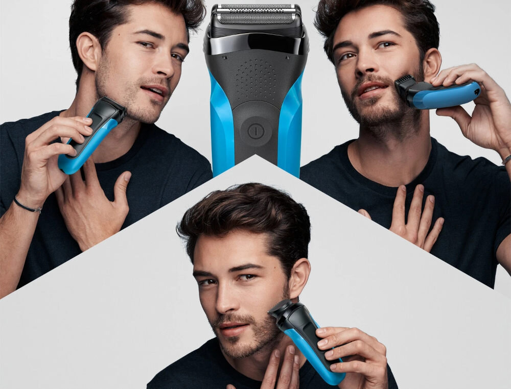 Golarka BRAUN Series 3 Shave&Style 310BT Na mokro i sucho Trymer do zarostu nasadki stylizacja brody efekt zarost