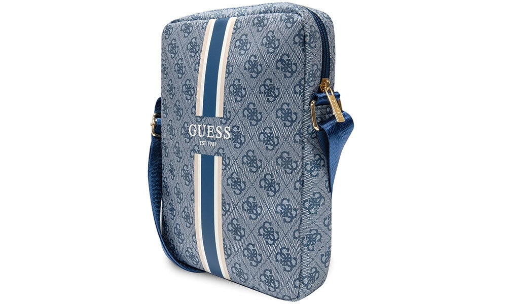 Torba na tablet GUESS 4G Stripes 10 akcesorium przechowywanie laptop pojemność kieszenie