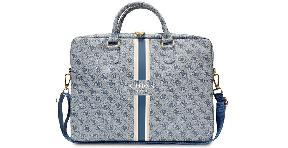 Torba na laptopa GUESS 4G Printed Logo 16 cali  akcesorium przechowywanie laptop pojemność kieszenie