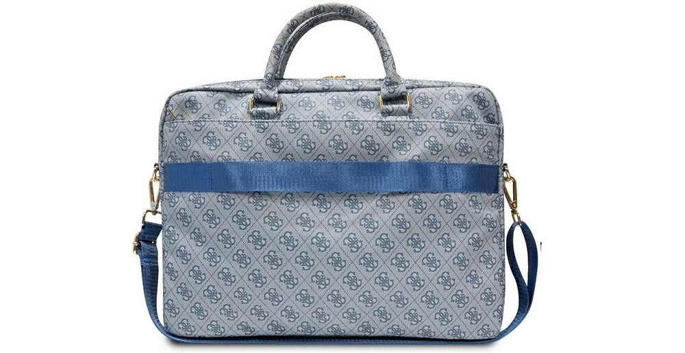 Torba na laptopa GUESS 4G Printed Logo 16 cali  akcesorium przechowywanie laptop pojemność kieszenie