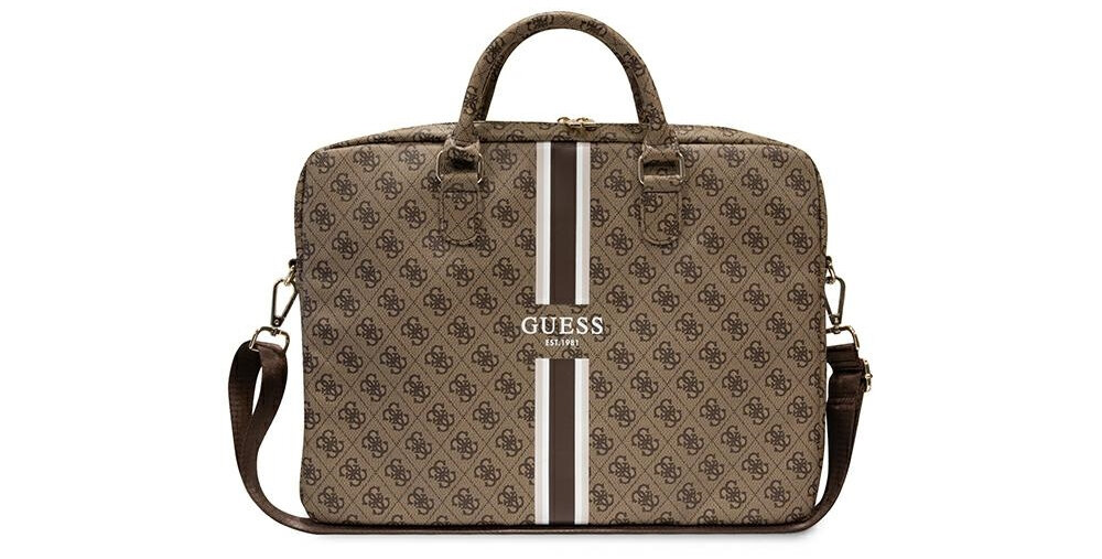 Torba na laptopa GUESS 4G Printed Logo 16 cali akcesorium przechowywanie laptop pojemność kieszenie