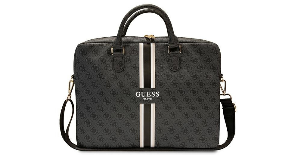 Torba na laptopa GUESS 4G Printed Logo 16 cali akcesorium przechowywanie laptop pojemność kieszenie