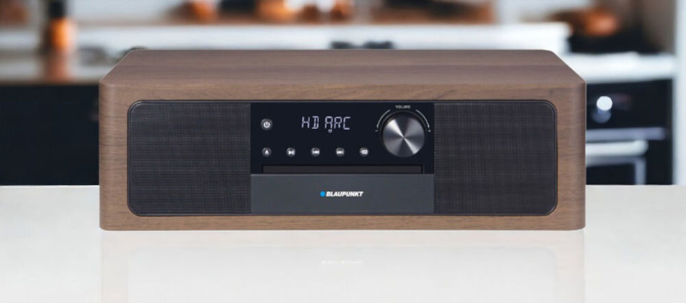 Wieża BLAUPUNKT MS22BT Orzechowy pilot zdalnego sterowania, z odległości