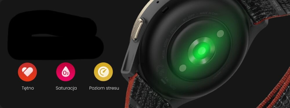 Smartwatch AMAZFIT Cheetah Pro ekran bateria czujniki zdrowie sport pasek ładowanie pojemność rozdzielczość łączność sterowanie krew puls rozmowy smartfon aplikacja