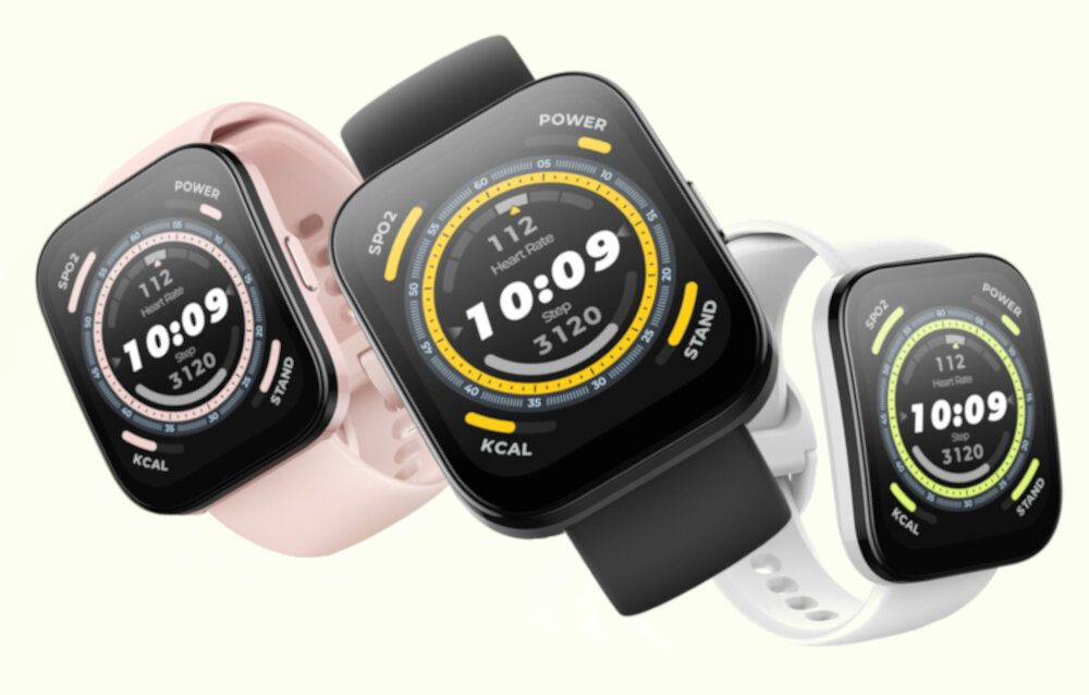 Smartwatch AMAZFIT BIP 5 ekran bateria czujniki zdrowie sport pasek ładowanie pojemność rozdzielczość łączność sterowanie krew puls rozmowy smartfon aplikacja