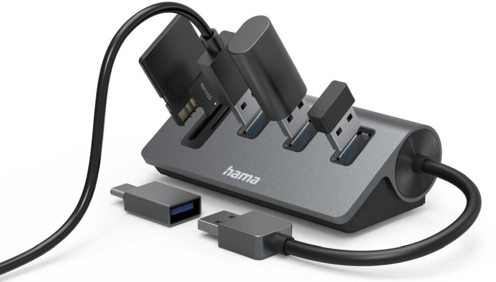 Stacja dokująca HAMA 200140 Antracytowy miejsce dane ograniczenia szybkość transfer adapter zastosowanie