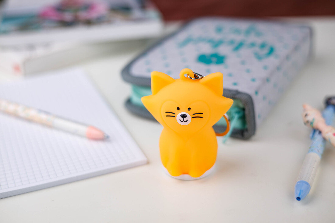 Brelok INNOGIO GIOkeyring Cat GIO-151 Gotowy do użycia od razu trzy baterie LR43H funkcjonalnością od pierwszego dnia