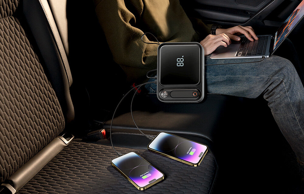 Powerbank BASEUS Super Energy Ultra Car Jump Starter 26800mAh urzadzenie bezpieczenstwo diesel benzynowe energia