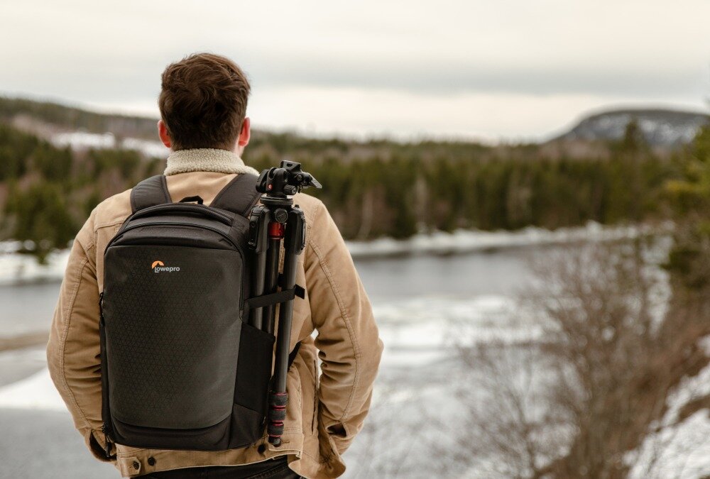 Plecak LOWEPRO Flipside BP 400 AW III foto zdjęcia akcesoria pasek kieszenie ekologia recykling