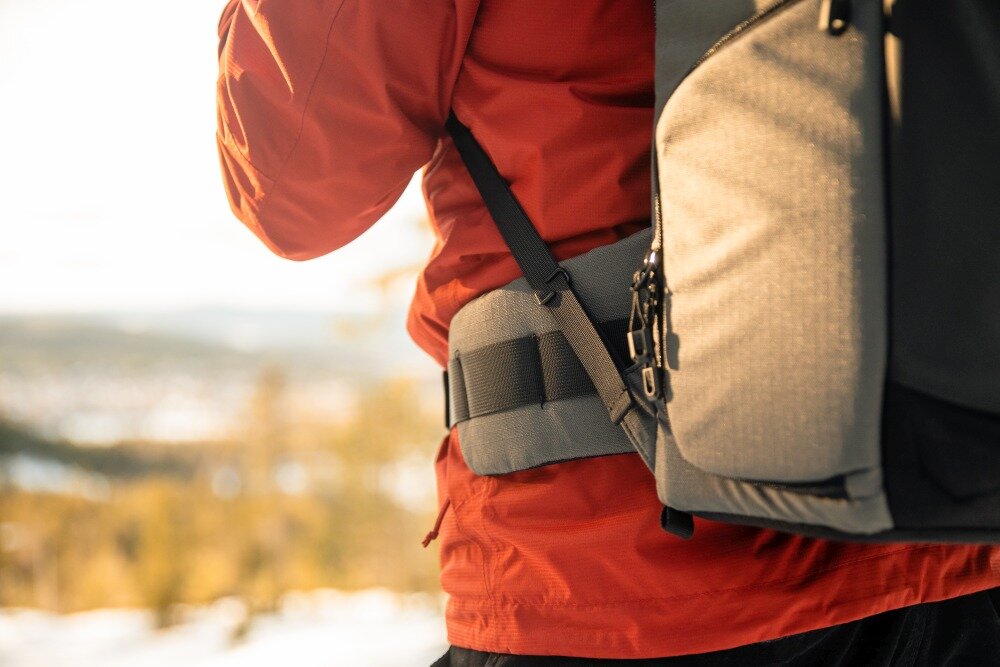 Plecak LOWEPRO Flipside BP 400 AW III foto zdjęcia akcesoria pasek kieszenie ekologia recykling