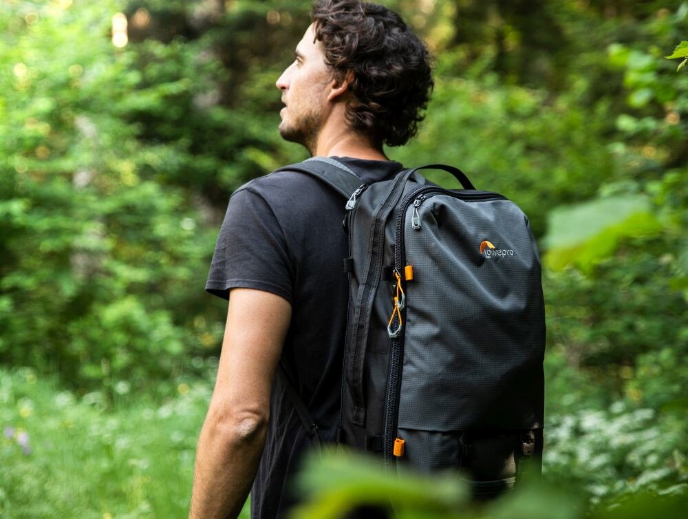 Plecak LOWEPRO Trekker Lite BP 250 AW foto zdjęcia akcesoria pasek kieszenie ekologia recykling