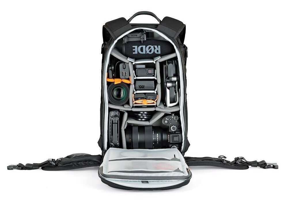 Plecak LOWEPRO ProTactic BP 300 AW II lustrzanki wysokość wygoda sprzęt kieszenie przechowywanie trwałość wytrzymałość rzepy przegrody możliwości