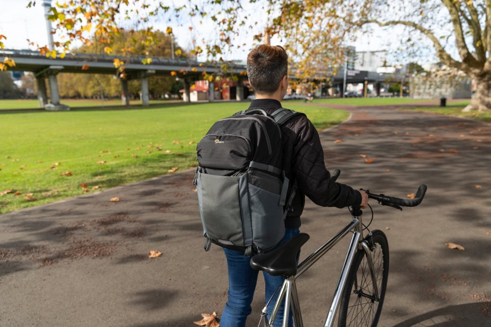 Plecak LOWEPRO Photo Active BP 300 AW foto zdjęcia akcesoria pasek kieszenie ekologia recykling