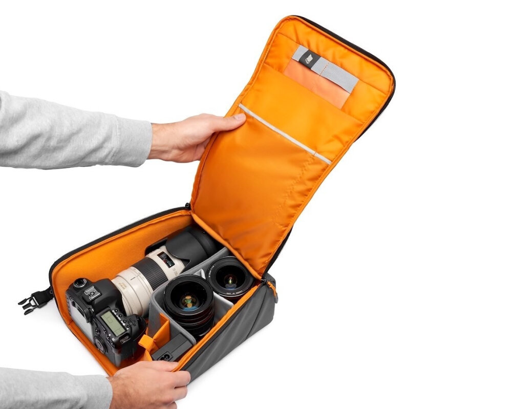 Etui LOWEPRO Gearup Creator Box XL II foto zdjęcia akcesoria pasek kieszenie ekologia recykling