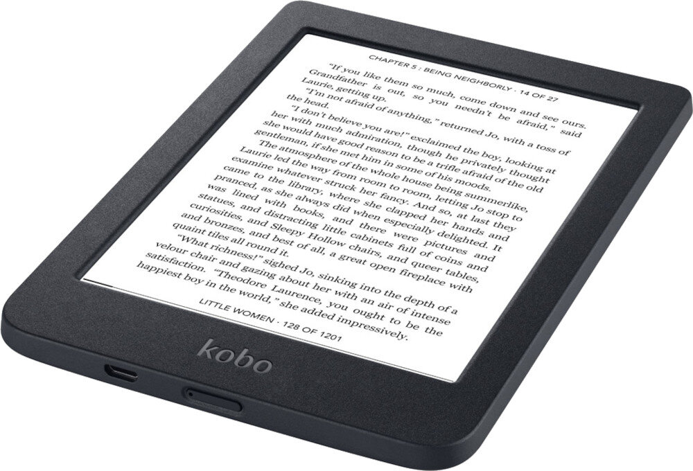 Czytnik E-Booków KOBO Nia Czarny bateria żywotność ładowanie czas działania