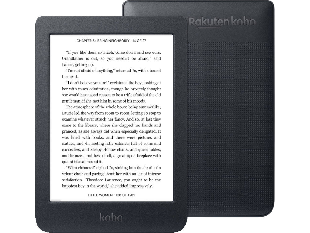 Czytnik E-Booków KOBO Nia Czarny łączność Wi-Fi sklep pobieranie