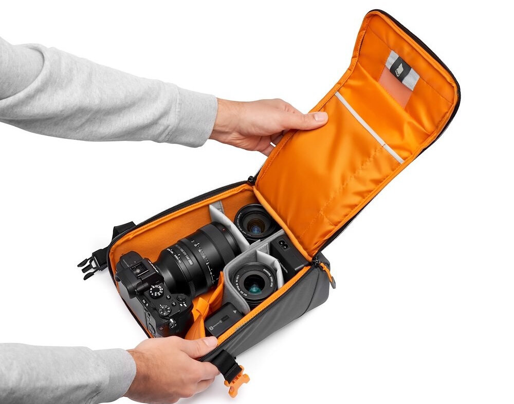 Etui LOWEPRO Gearup Creator Box M II foto zdjęcia akcesoria pasek kieszenie ekologia recykling