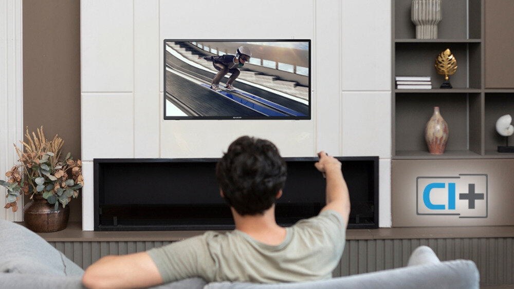 Telewizor SHARP 32FA2E  - złącze ci