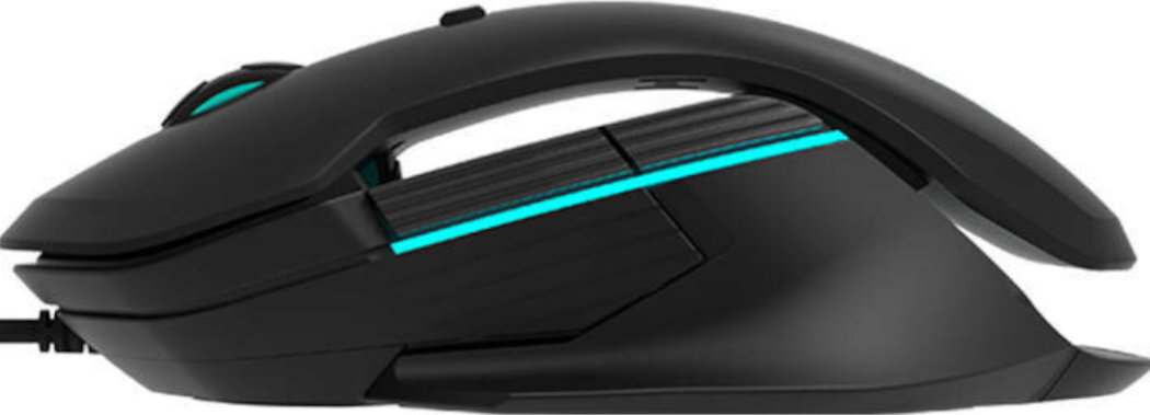 Mysz DELUX M627 PMW3389 RGB gracze gaming RGB przyciski uniwersalność kabel bateria nanoodbiornik