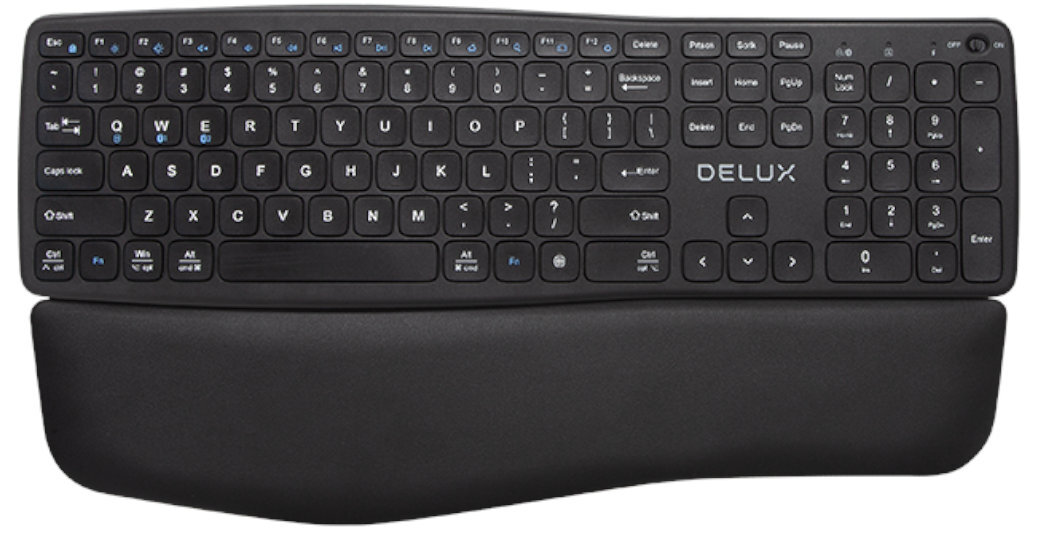 Klawiatura DELUX GM908CV gaming gra funkcjonalność szybkość wygląd wyposażenie