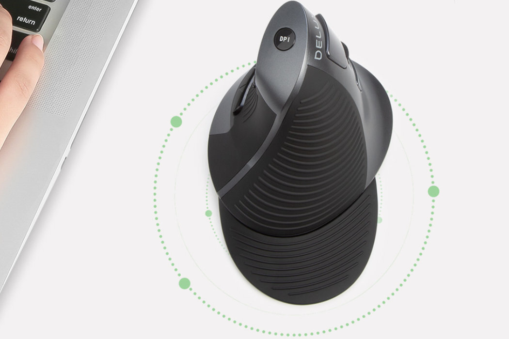 Mysz DELUX M618G GX pionowa wygoda konstrukcja intuicja