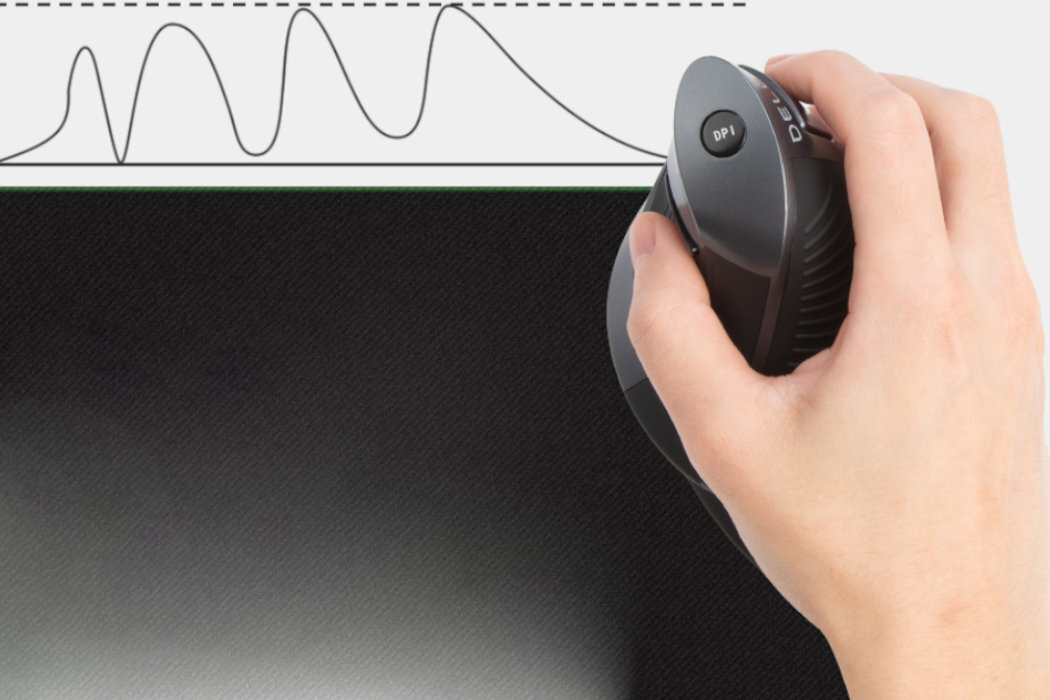 Mysz DELUX M618G GX pionowa wygoda konstrukcja intuicja